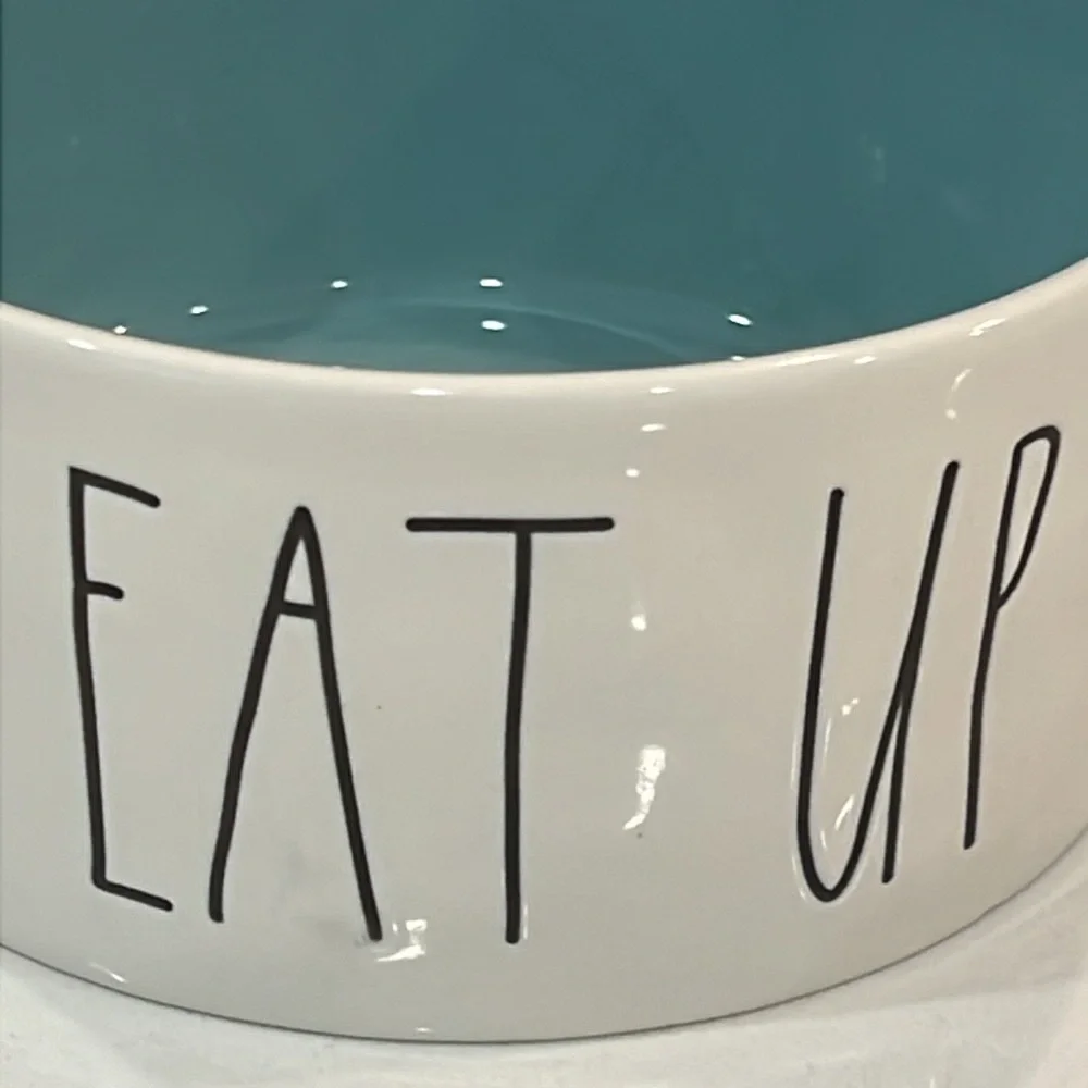 🐾Cute. Rae Dunn EAT. UP. 🐾🐾Bowl...